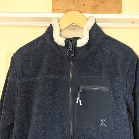 Onepiece Norway Jumpsuit Mens Med Fleece Blue Jump In One Piece Sherpa Zip Close - Picture 2 of 16